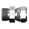 World Wide Fittings Male Flat Face O-Ring to Female JIC Swivel FS6402X04X04 - alternate 1